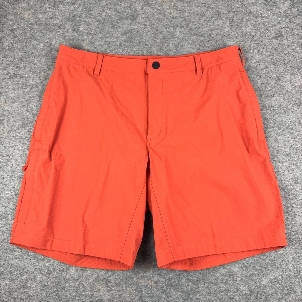 The North Face Sunbaked Red Chino Shorts 9" Pockets Mens 36